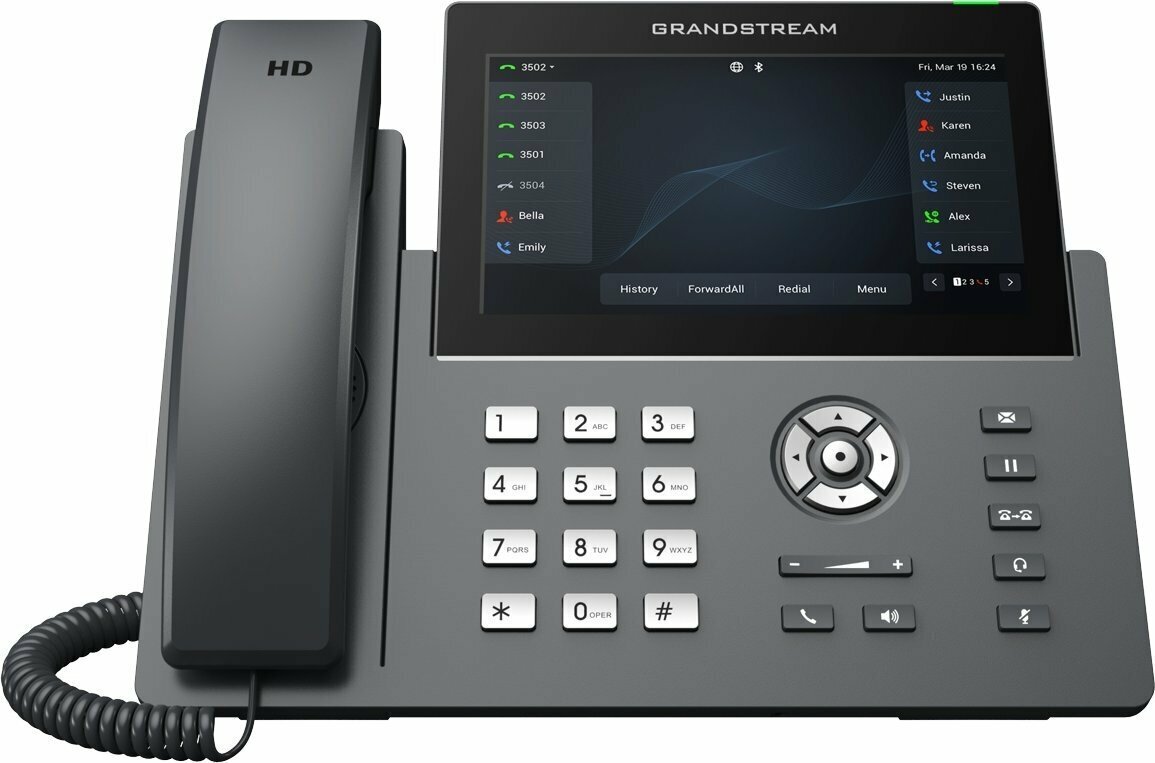 Телефон IP Grandstream GRP2670 черный