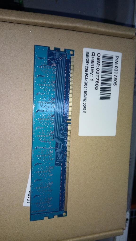 Оперативная память Lenovo 2GB PC3-12800 ECC-UDIMM (03T7805)