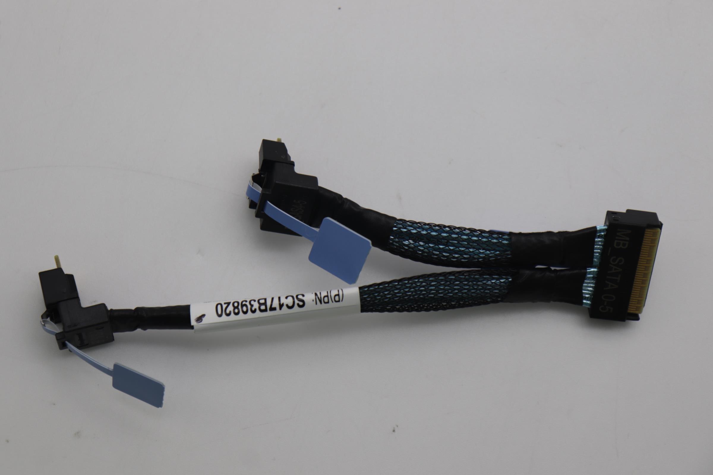 Кабель Lenovo Cable, internal, SATA 1to2, SlimSAS x8 to 2X SlimSAS x4, 80mm, 110mm (03LC403)