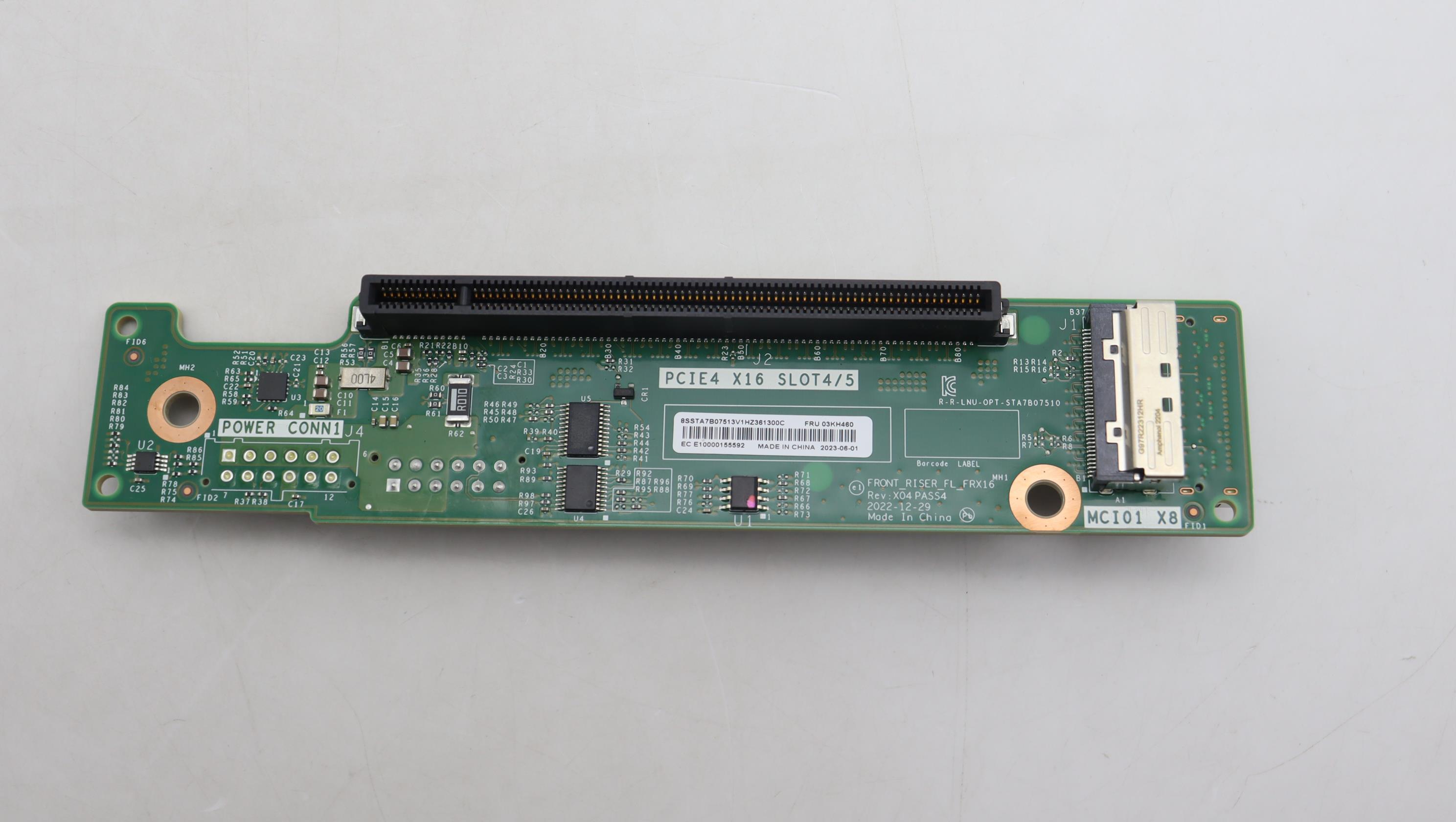 Райзер-карта Lenovo ThinkSystem SR645 V3 1x16 FHFL FR Front PCIe Gen4 Riser Gen4 (03KH460)