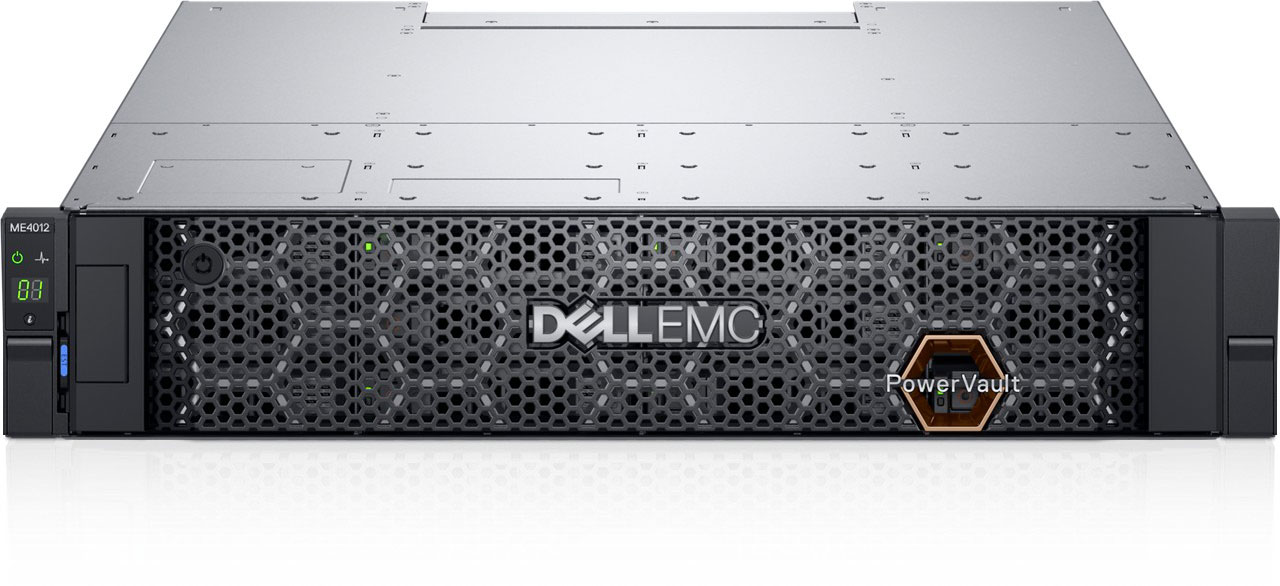 Dell Storage ME412 12x20TB HDD SAS ISE, Rails, 580W RPS, Bezel