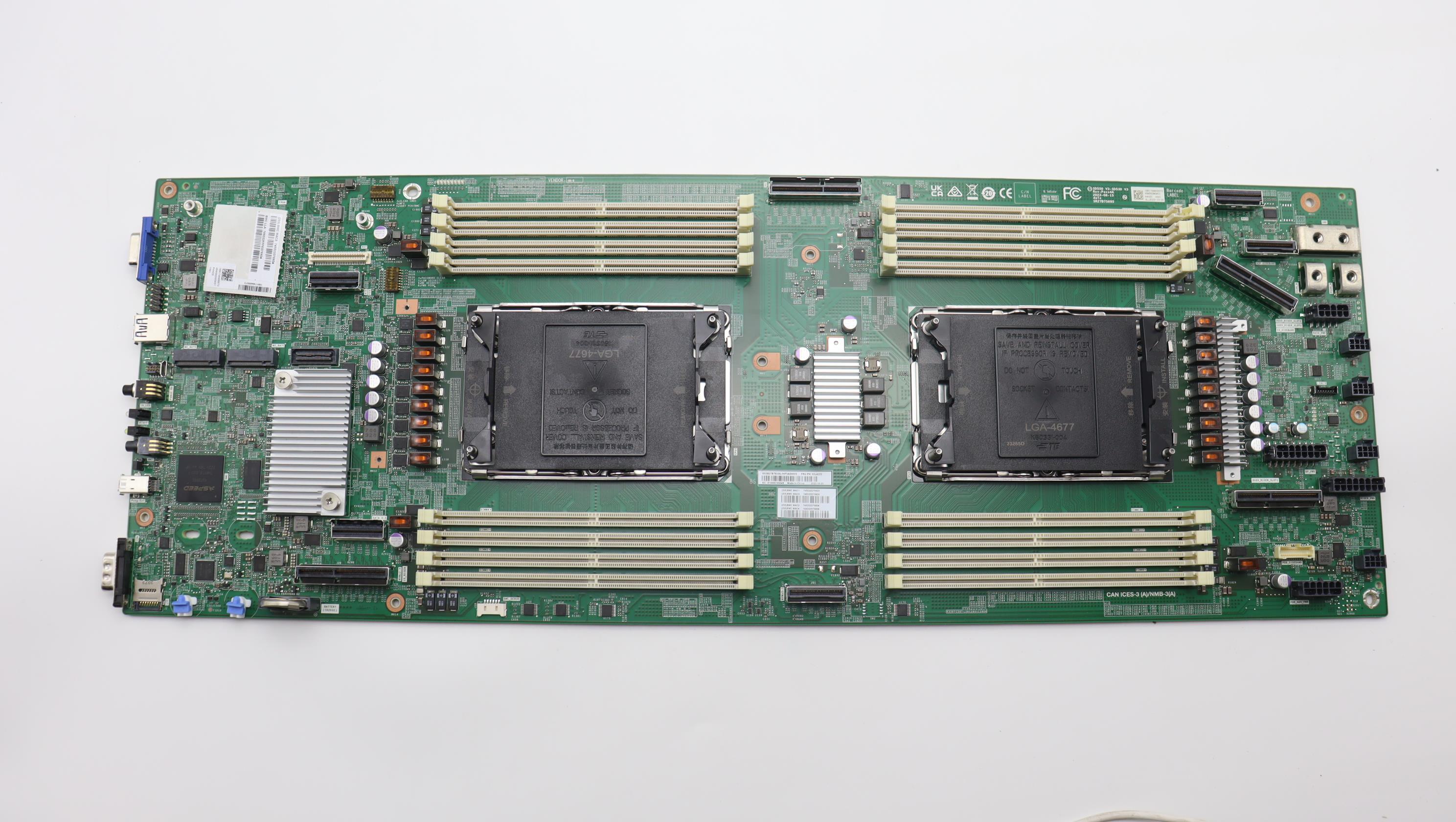 Материнская плата Lenovo System Board with ROT, SD550 V3/SD530 V3 (03LA222)