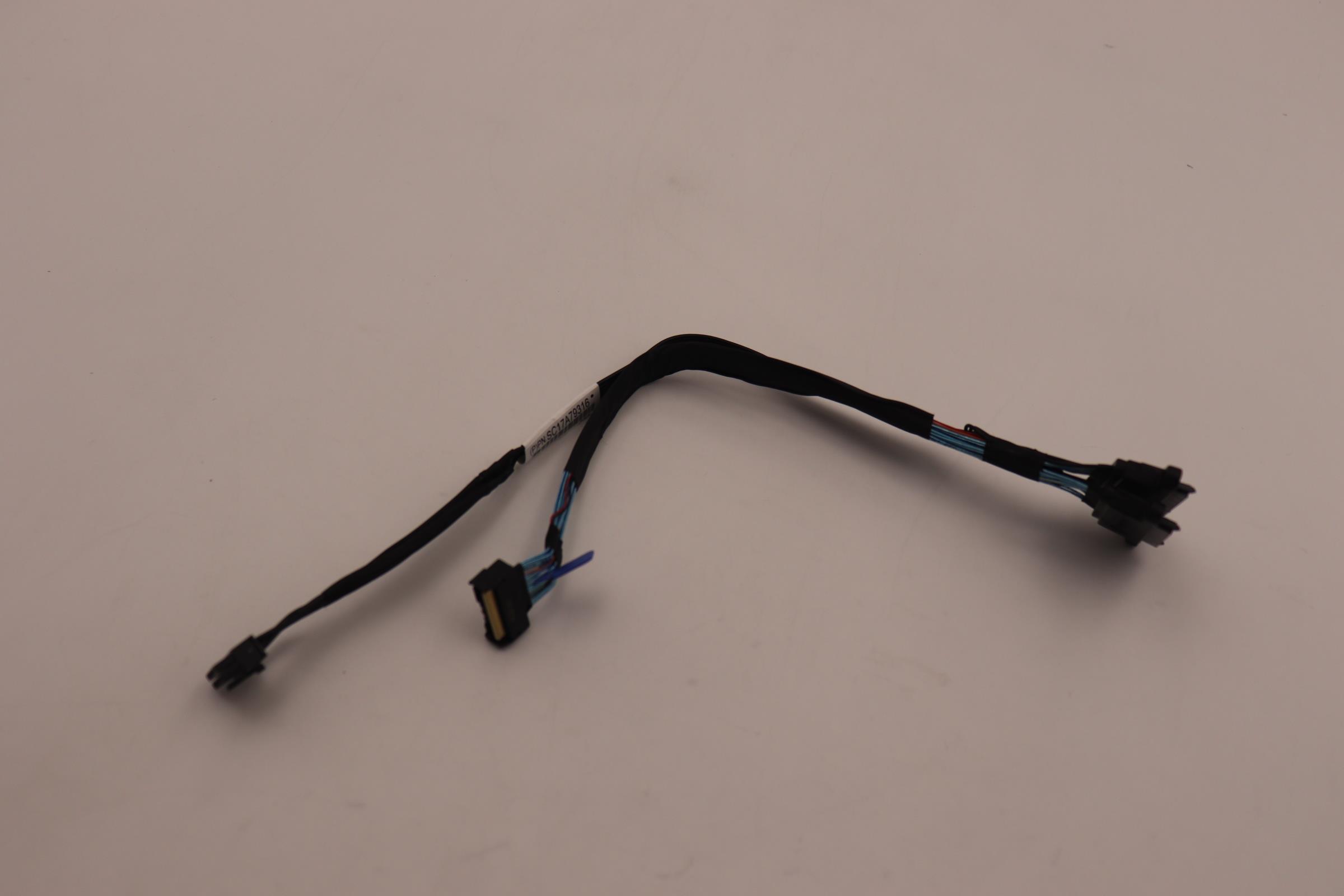 Кабель Lenovo Cable, internal,NVMe Cable for 2*7mmNVMe (MCIO8X+Micro-Hi2x8 to NVMe*2) (Signal: 260mm(2X)) (Power: 325mm+105mm) (02YF796)