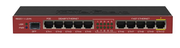 Маршрутизатор Mikrotik RB2011iLS-IN