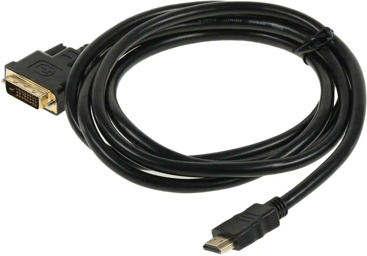 Кабель DVI HDMI (m) (прямой) - DVI-D (m) (прямой)