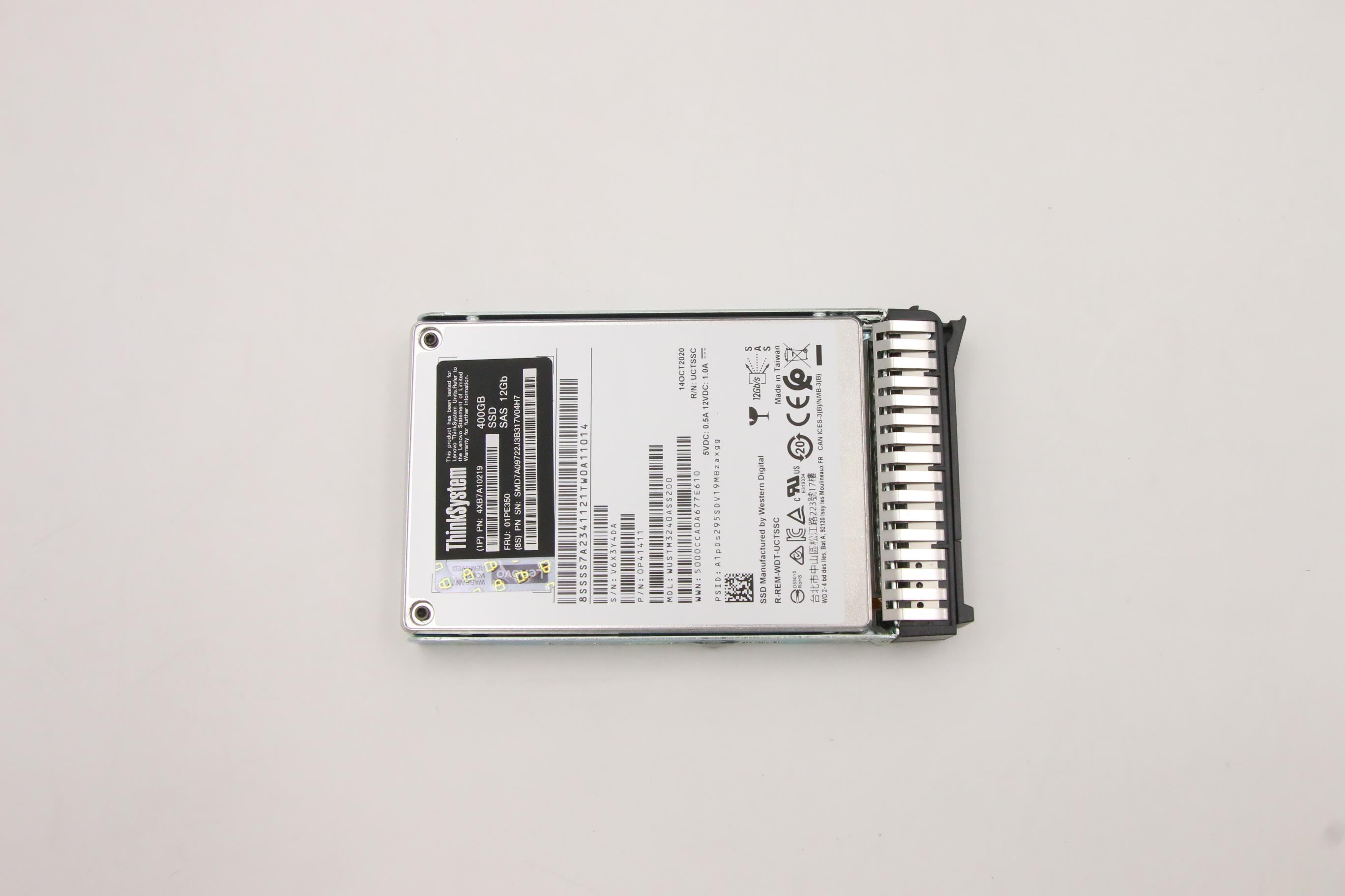 SSD накопитель Lenovo ThinkSystem 2.5" SS530 400GB Performance SAS 12Gb Hot Swap SSD (01PE350)