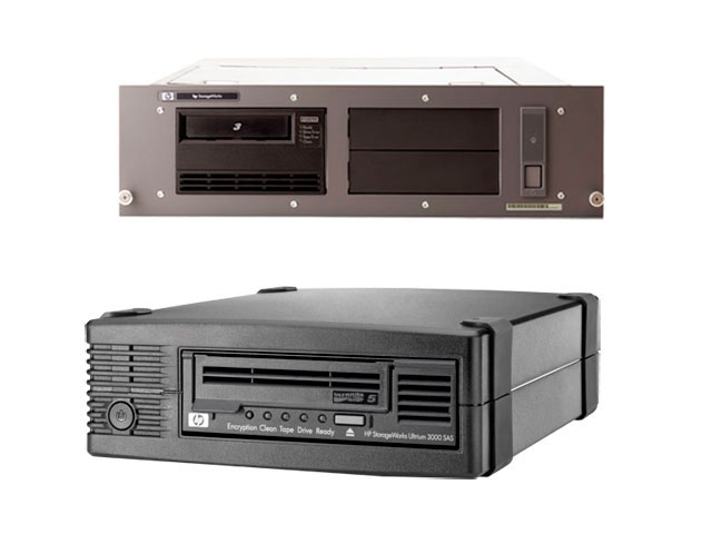 Ленточные накопители HPE StoreEver LTO-5 Ultrium 3000 / 3280 SAS Tape Drive EH957SB
