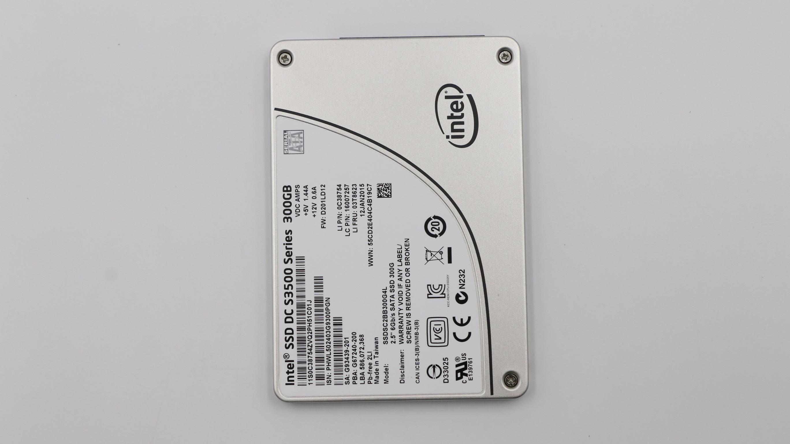 SSD накопитель Intel S3500 SATA 6G MLC (03T8623)