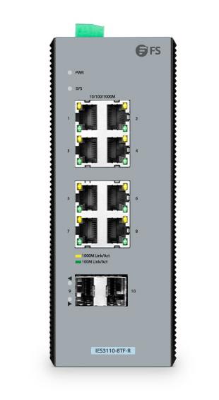 Коммутатор FS IES3110-8TF-R