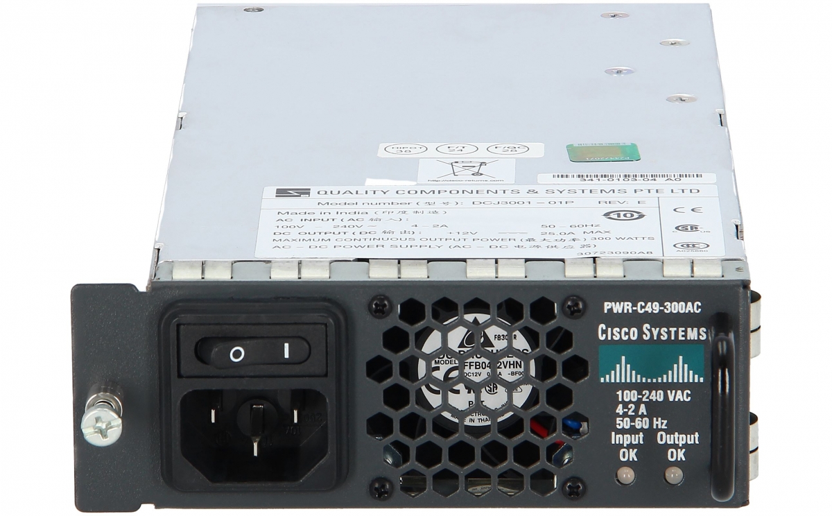 Блок питания Cisco PWR-C49E-300AC-R