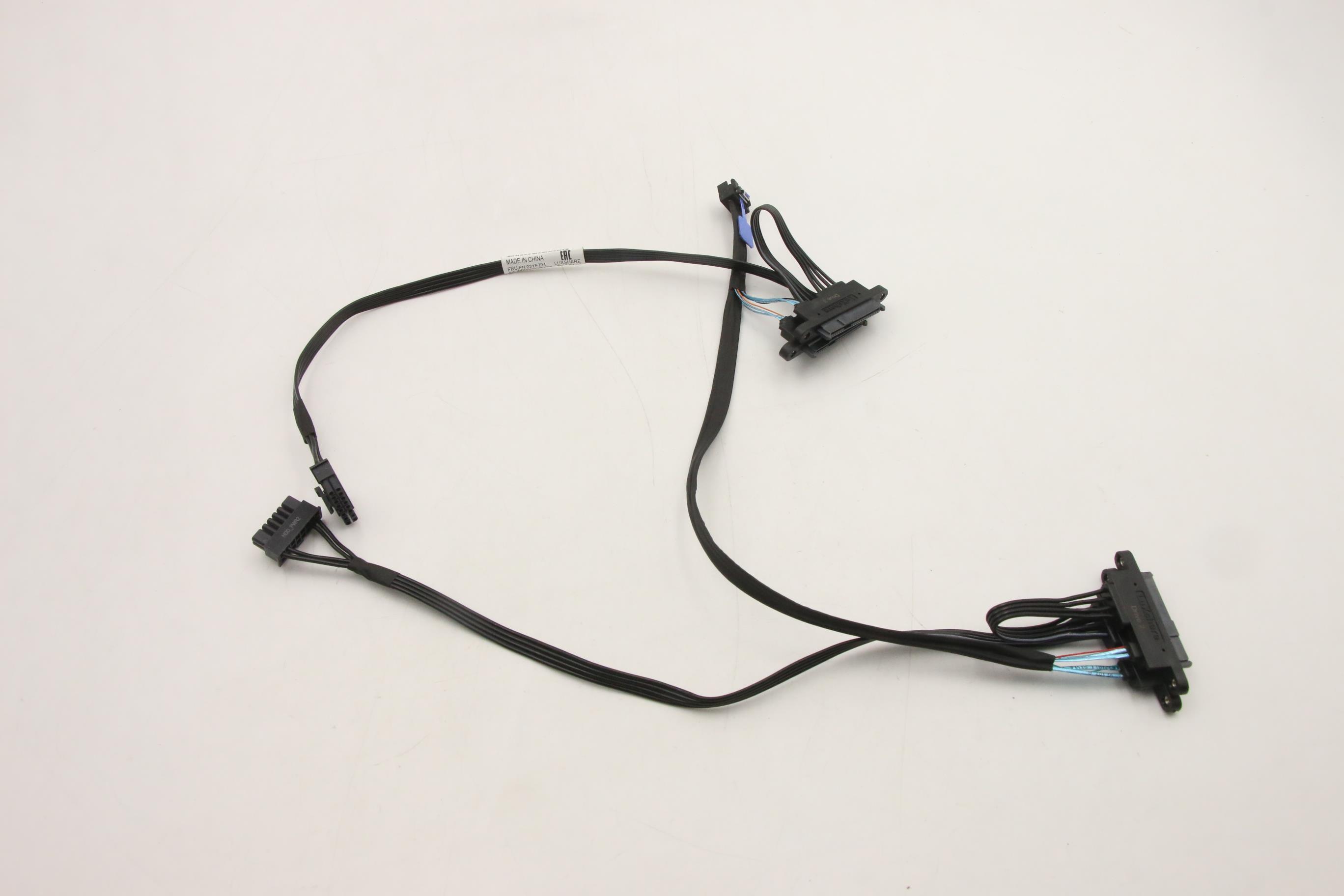 Кабель Lenovo Cable, internal, SATA Cable for 4*7mmHDD (LP-Slimline4X+Micro-Hi2x8*2 to HDD*4, (Signal: 360mm(2X)/80mm(2X) (Power: 325mm+105mm/325mm+105mm) (02YF794)