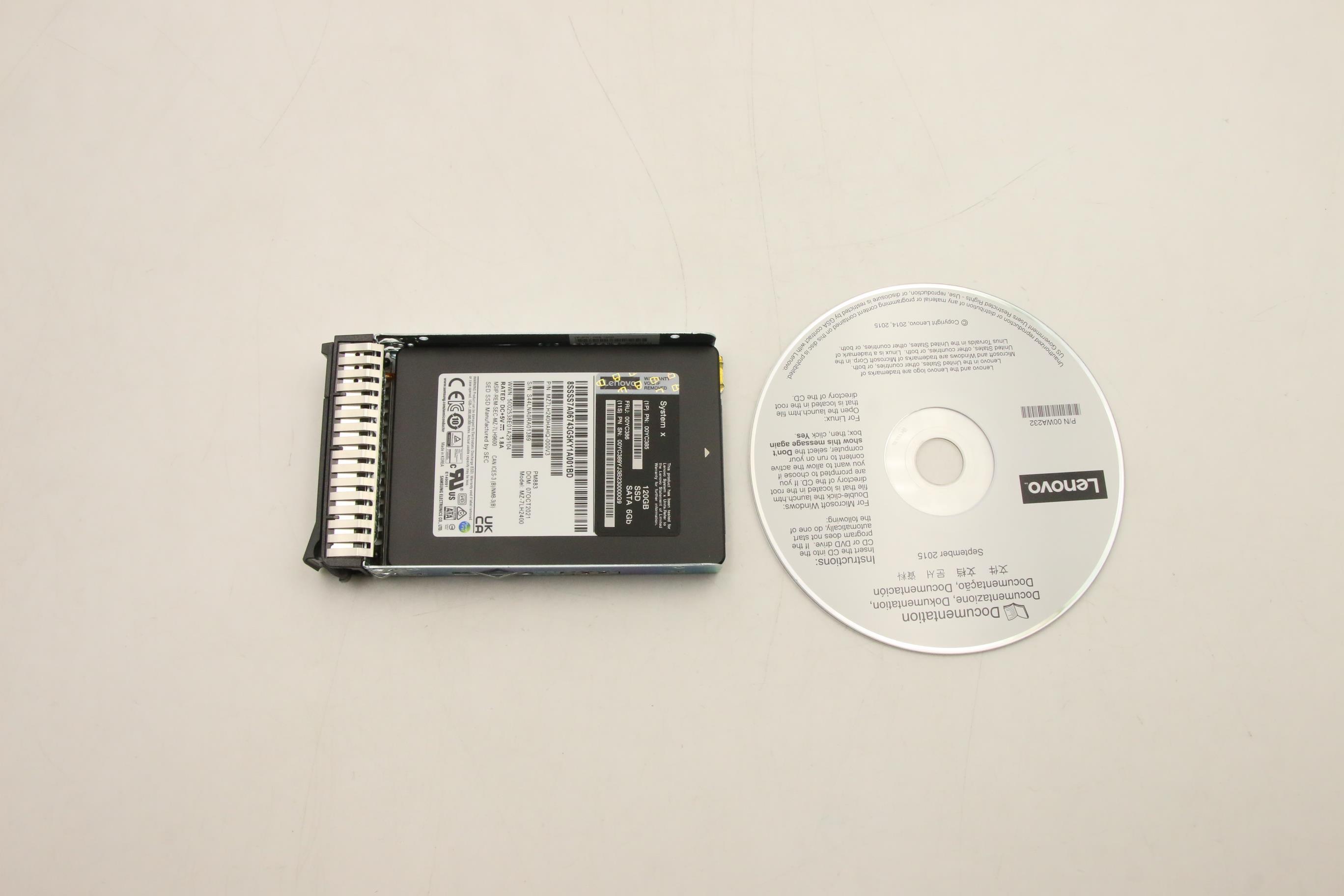 SSD накопитель Lenovo 120GBSATAG3HS (00YC386)