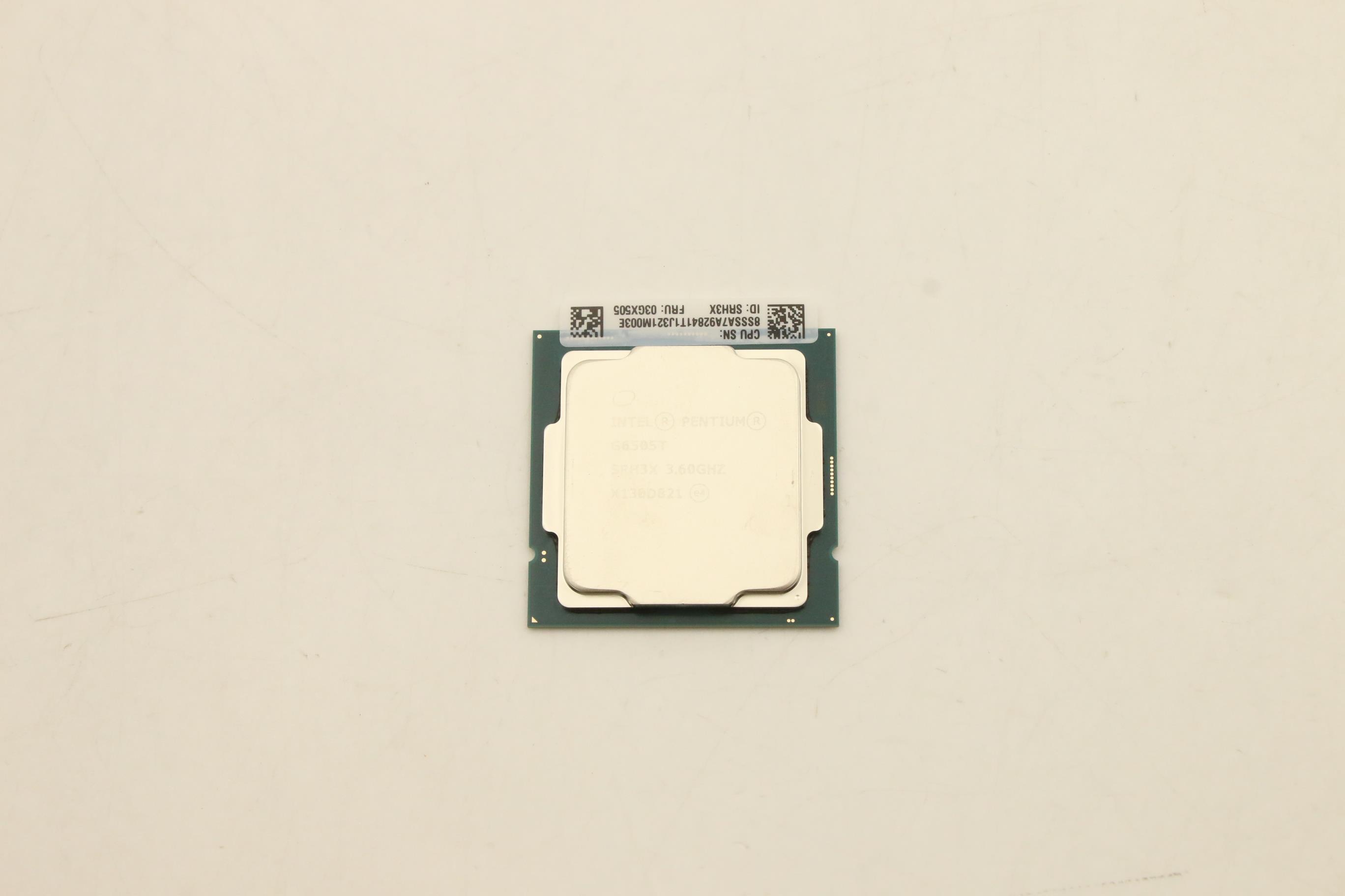Процессор CPU, Intel, Pentium G6505T, 2 Cores, 35W, 3.6GHz (03GX505)