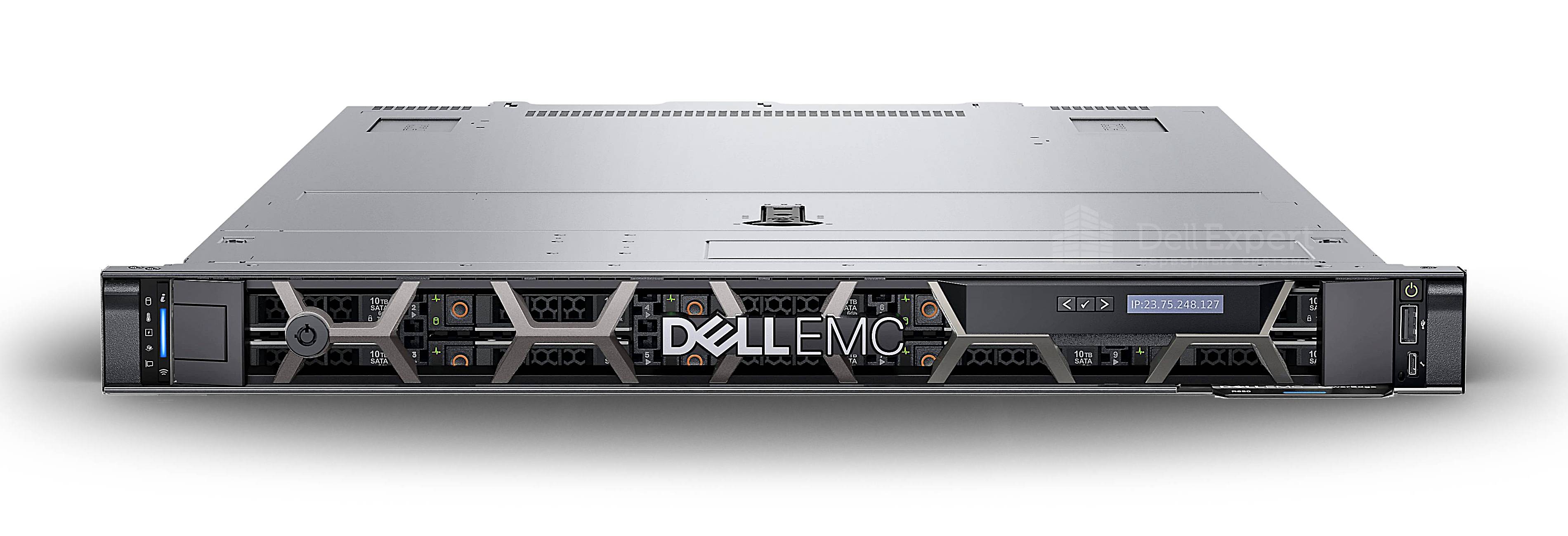 Сервер Dell PowerEdge R650 - 1U, 2xIntel Xeon Gold 6326, 16 x 64GB RDIMM memory, 2 x 960GB SSD SAS drives, PERC H745 RAID, dual port LOM 5720, Broadcom 57412 2x10 GbE SFP+ Network Card, Emulex LPe31002 Dual Port 16Gb Fibre Channel HBA, 2 x 800W hot-plug P