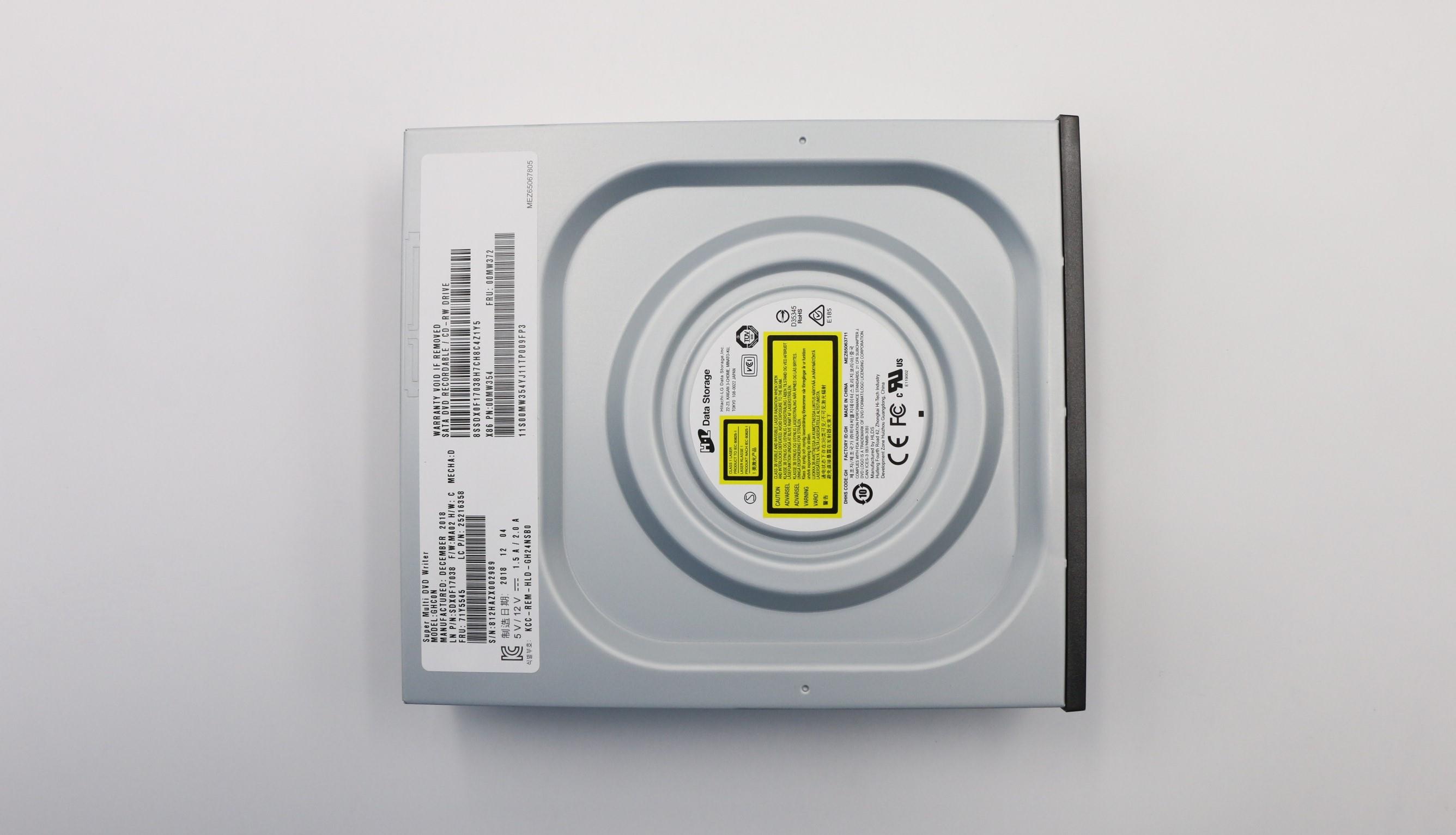 Оптический привод Lenovo SMD,DT,SATA,H/H,x16 (71Y5545)