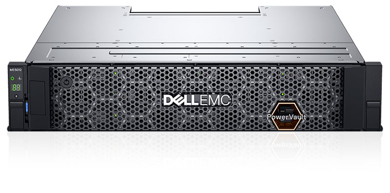 СХД Dell EMC PowerVault ME5024 (up to 24 x 2.5″ SAS HDD/SSD) SFP28 iSCSI / 2 x Storage Raid Controller (RAID 0, 1, 10, 5, 6) 16GB Cache, 8 x FC 32Gb port / 4x SFP FC16 16GB / 6 x 1.92TB SSD SAS