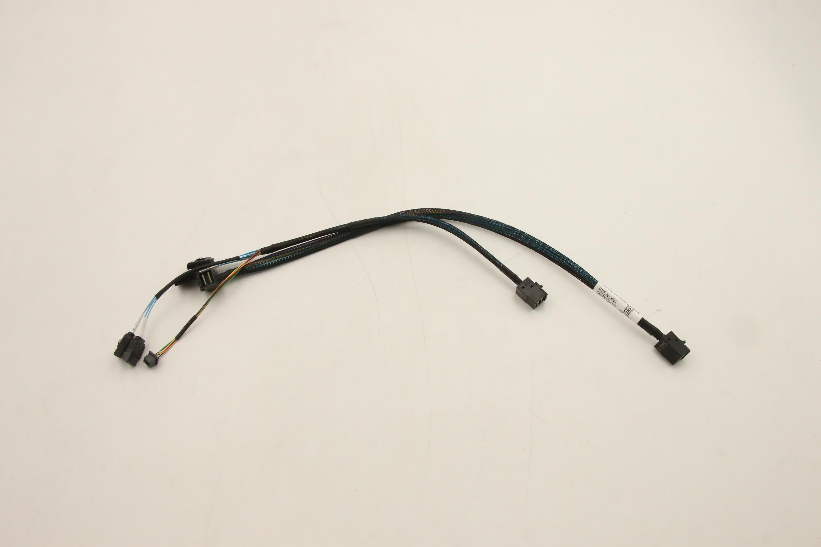 Кабель Lenovo Cable,Internal,RA MiniSAS HD+4XSATA To 2XMiniSAS HD,380mm (03HC104)