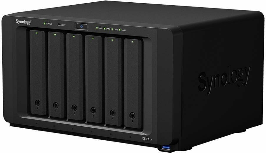 Схд настольное исполнение 6bay no hdd ds1621+ synology
