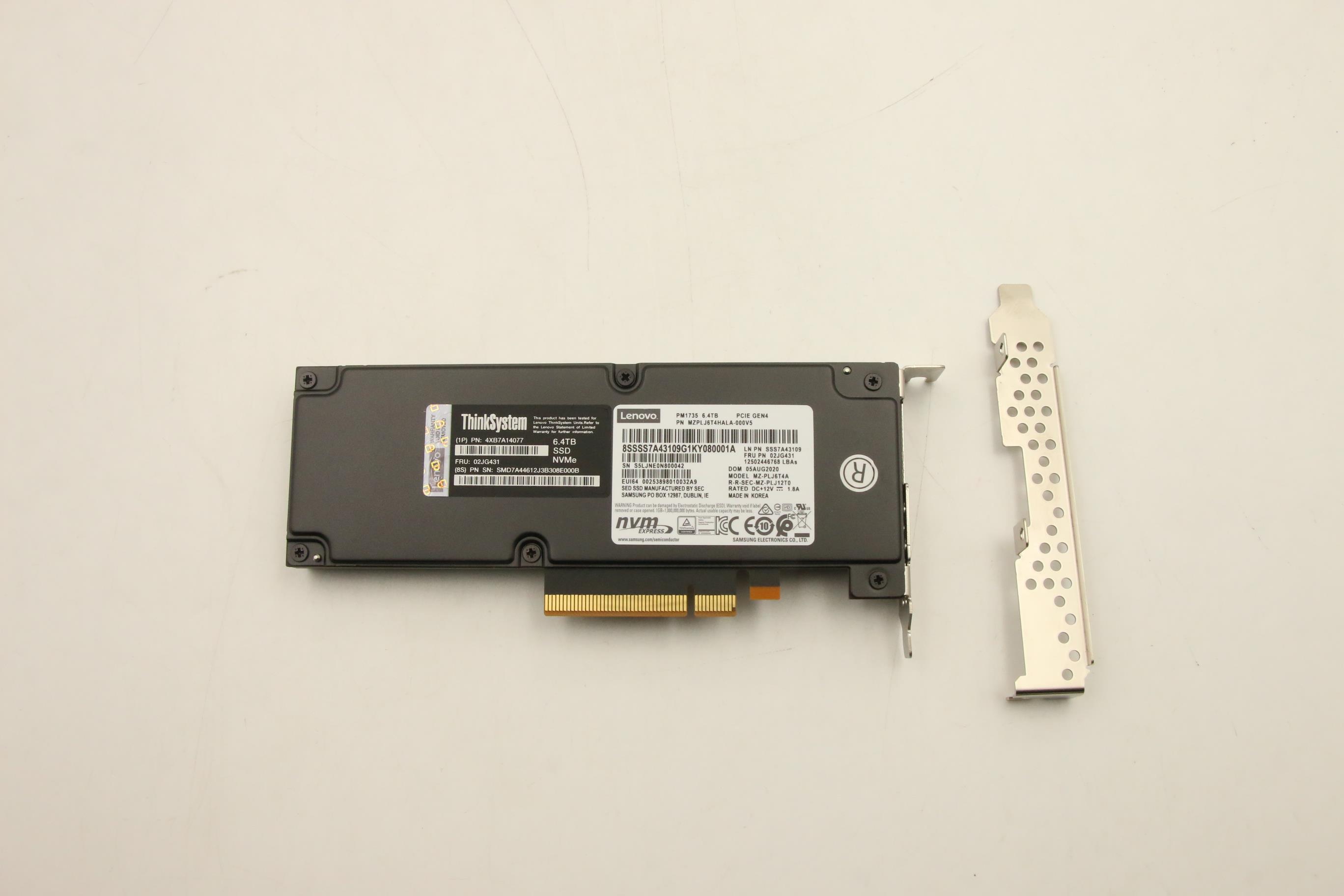 SSD накопитель Lenovo PM1735 6.4T MS AIC NVME (02JG431)