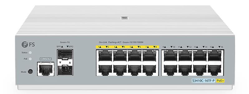 Коммутатор FS S3410C-16TF-P