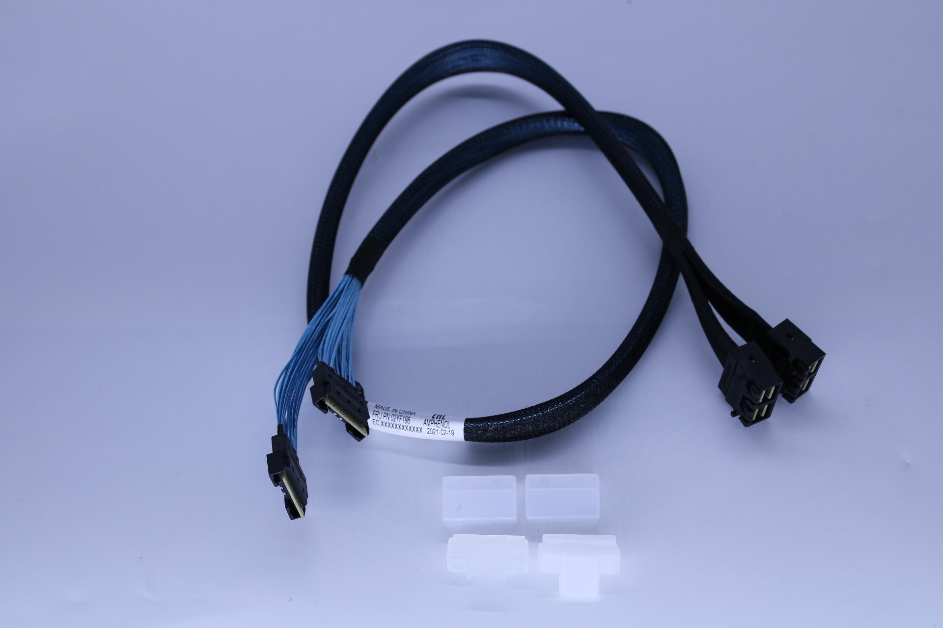 Кабель Lenovo INTERNAL CABLE, 880/920 MM, SLIMLINE 74P STR, SLIMLINE 74P STR, ROUND, JACKETED, BUNDLE (02YF196)