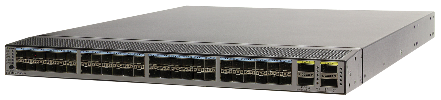 Коммутаторы центра данных Huawei серии CloudEngine 6800 CE6810-48S4Q-EI-F