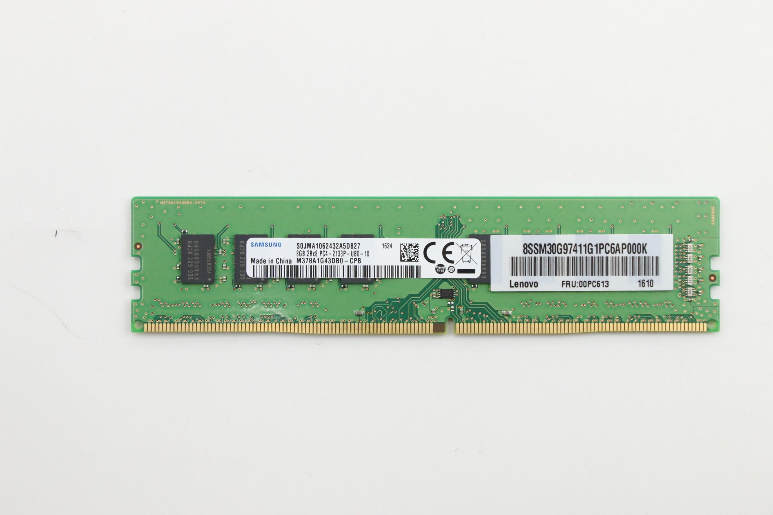 Оперативная память Lenovo 8GB non ECC UDIMM DDR4 2133 (00PC613)