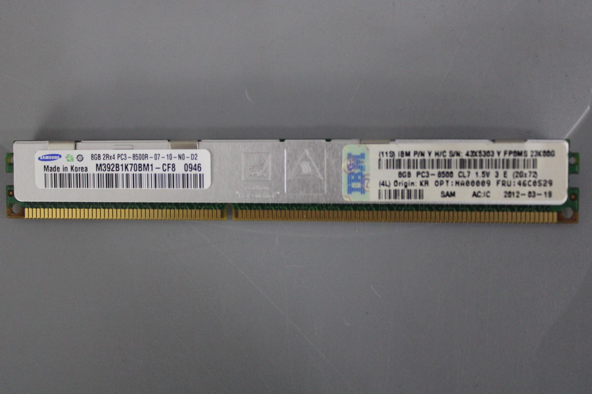 Оперативная память Lenovo 8GB 2Rx4 2Gbit (46C0529)