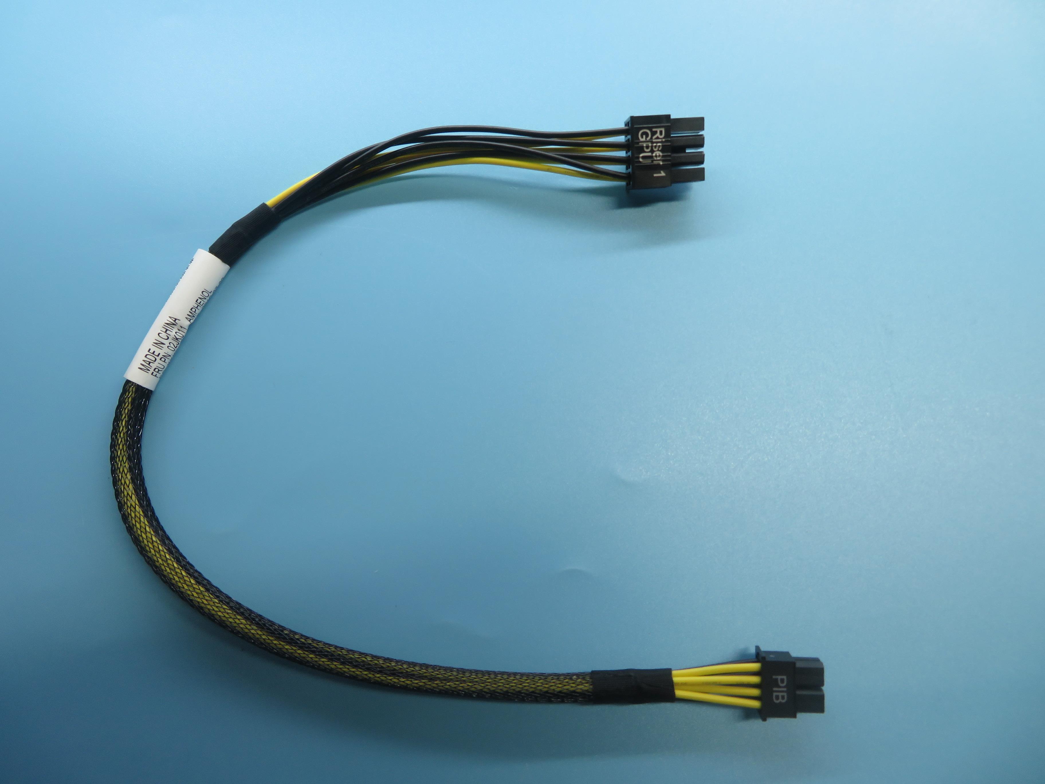 Кабель Lenovo GPU Power Cable (MicroHi2x4 to MiniFit2x4, 350mm) (02JK011)