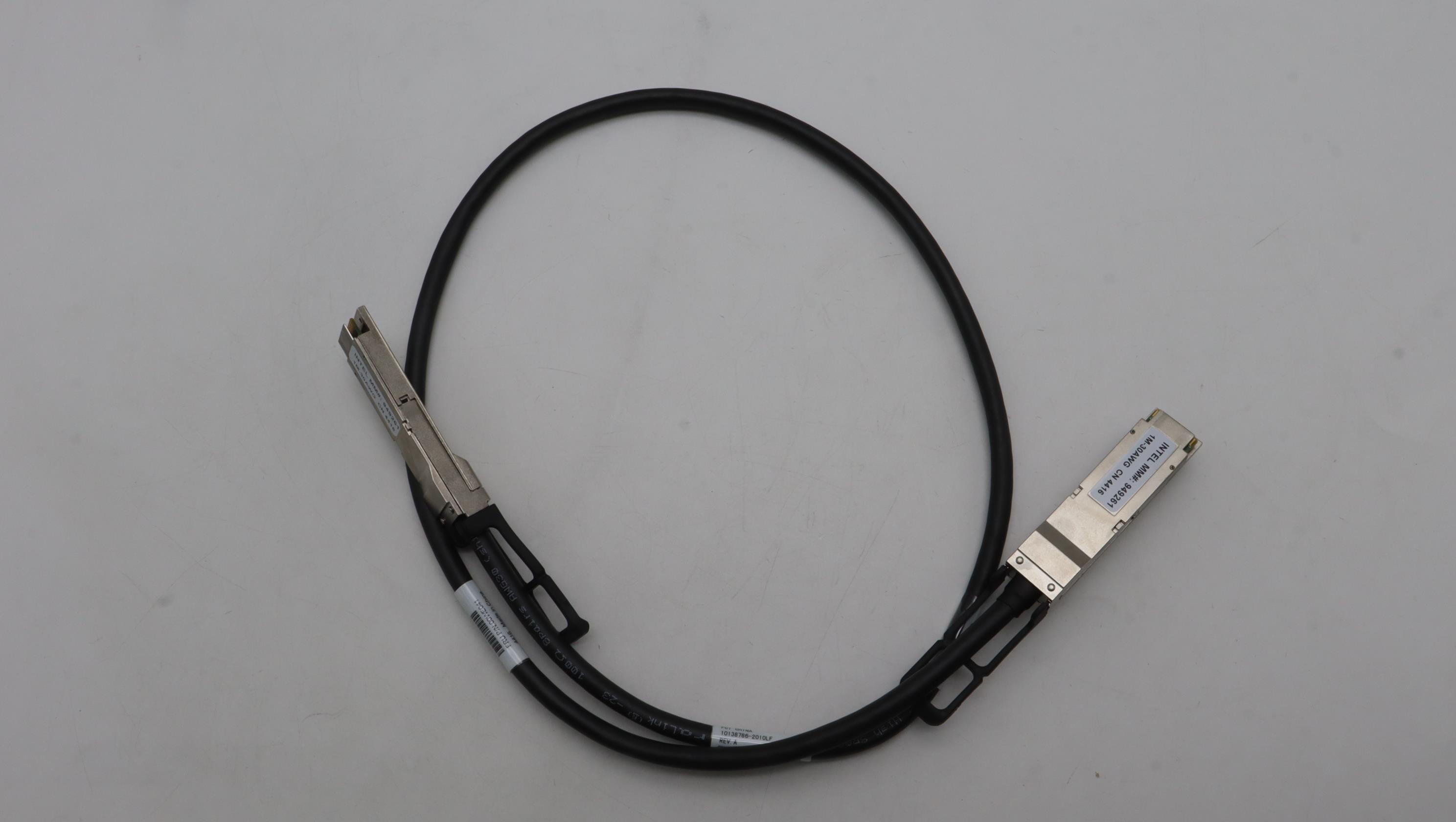 Кабель Lenovo Optical Cable, 1m, Cornelis OPA 100 Series, Passive, Copper QSFP28 Cable (03GX239)