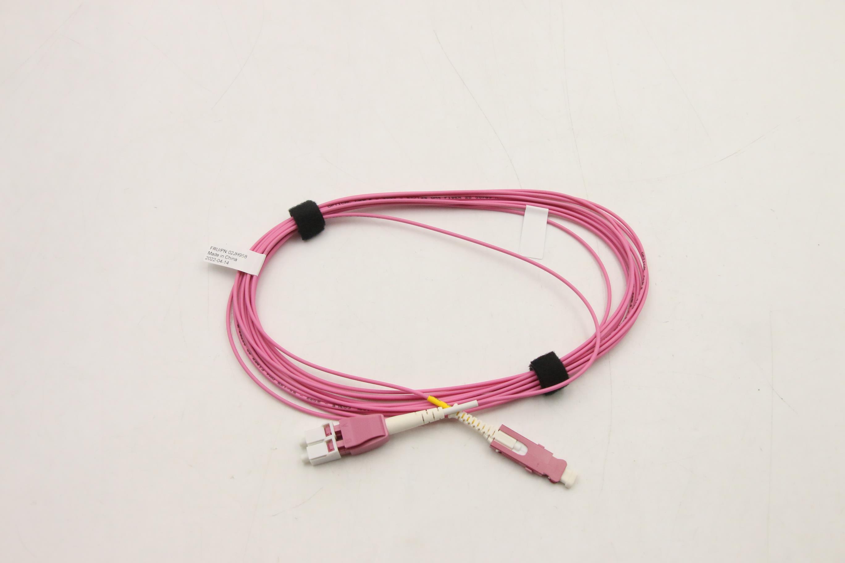 Кабель Lenovo Cable,External,5M,SN-LC SFP-DD OM4 FC (02JH958)