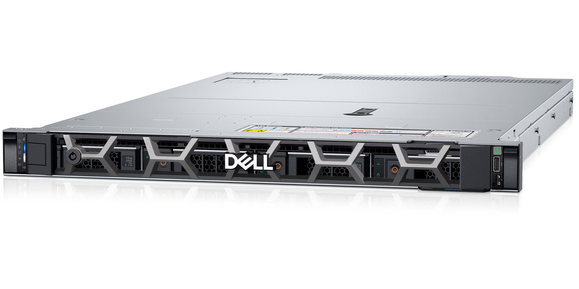 Dell PowerEdge R660XS 10B HP2 (up to 10x2.5",RC 1,LP,1x16 LP Slots (Gen4) +2x8 LP Slots (Gen4)) no ( CPU, Mem, HDDs, PSU, OCP, BOSS) PERC H965I Front, iDRAC9 Enterprise 16G, TPM 2.0 V2, Rails +ARM, Quick Sync 2, Broadcom 5720 DP 1Gb LOM