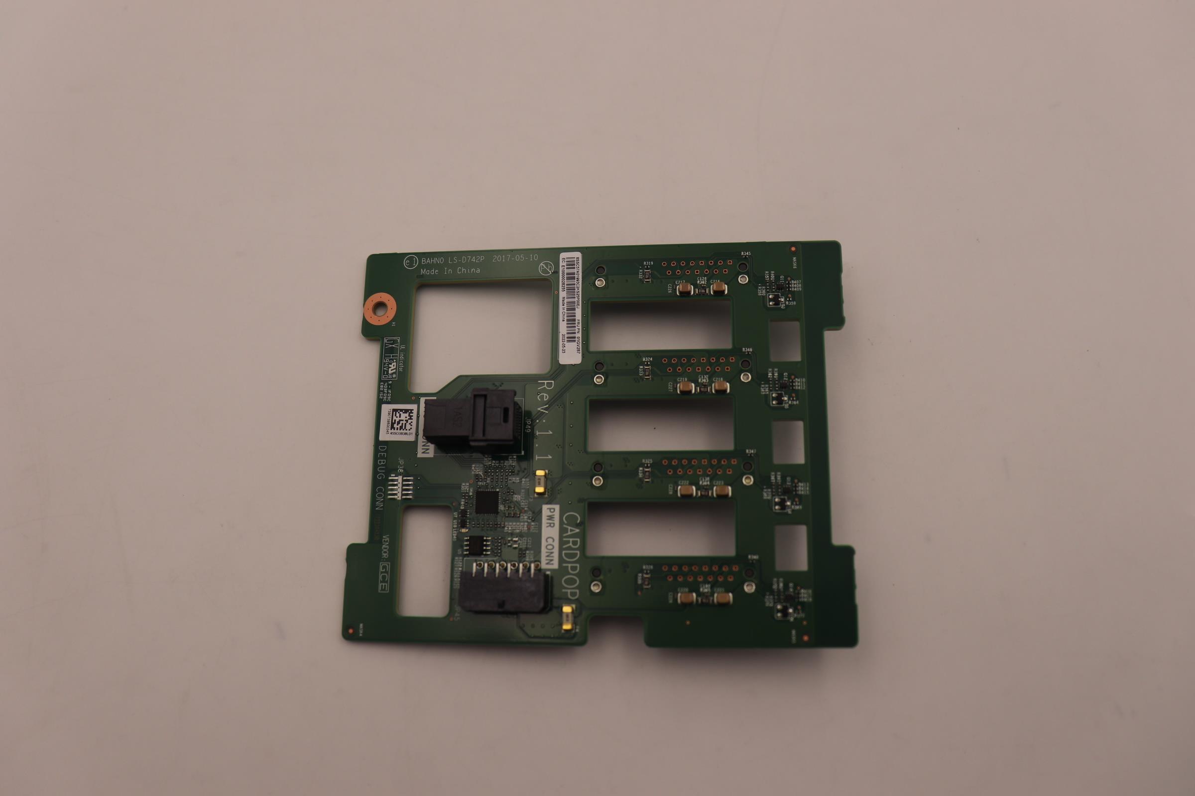 Опция Lenovo ST550 3.5" SATA/SAS 4-Bay Backplane (01GV287)