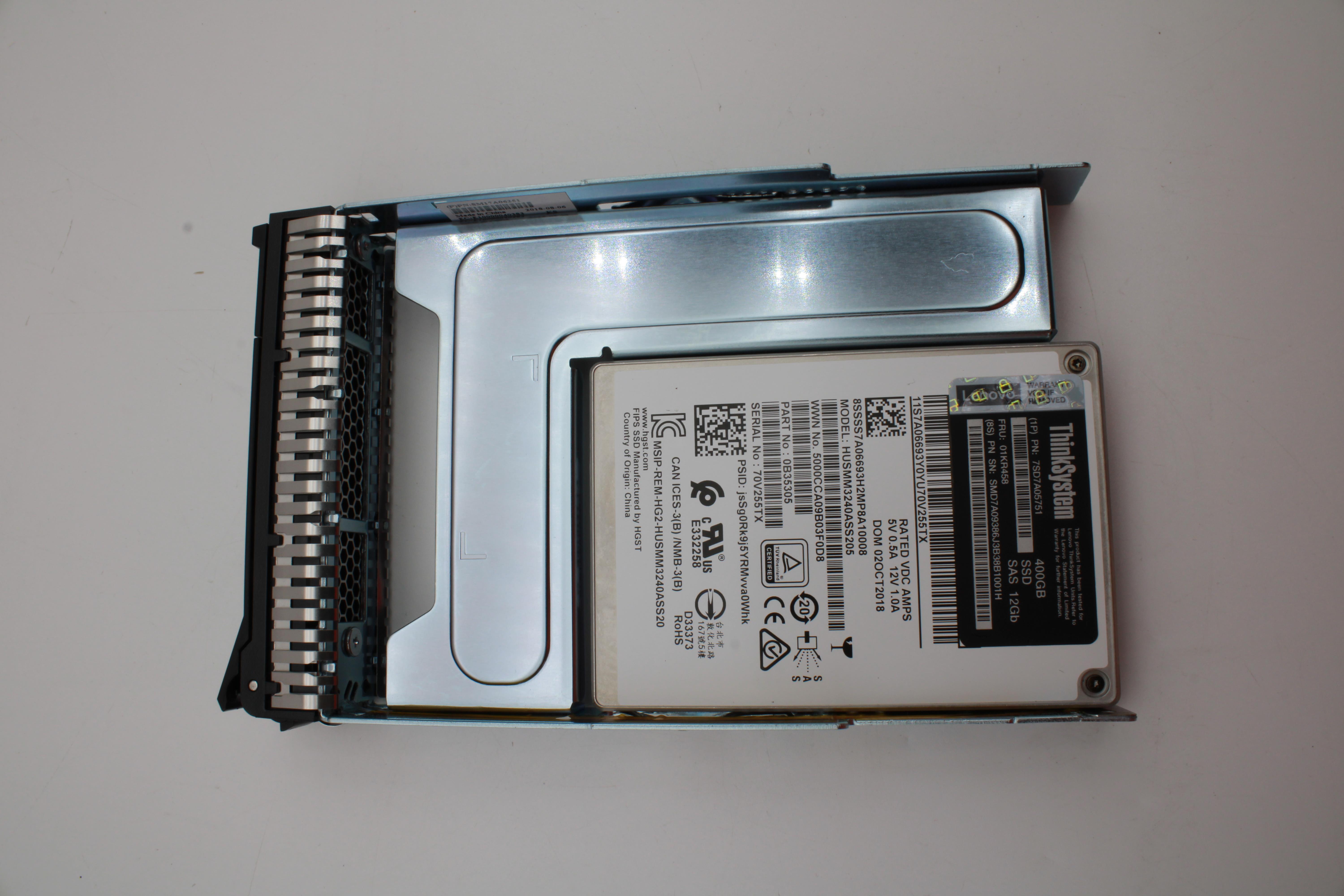 SSD накопитель Lenovo ThinkSystem 3.5" HUSMM32 400GB Performance SAS 12Gb Hot Swap SSD FIPS (01KR458)