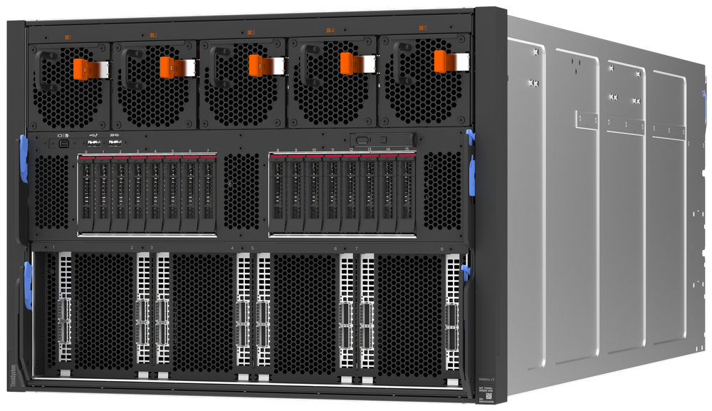 Шасси Lenovo ThinkSystem SR680a V3 H100 GPU Base C1EM