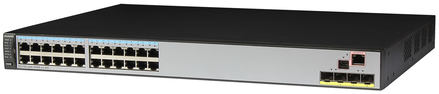 Коммутатор Huawei S5700-LI S5700-28X-PWR-LI-AC