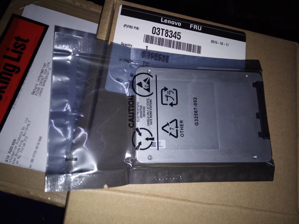 SSD накопитель Lenovo 480G SSD (03T8345)