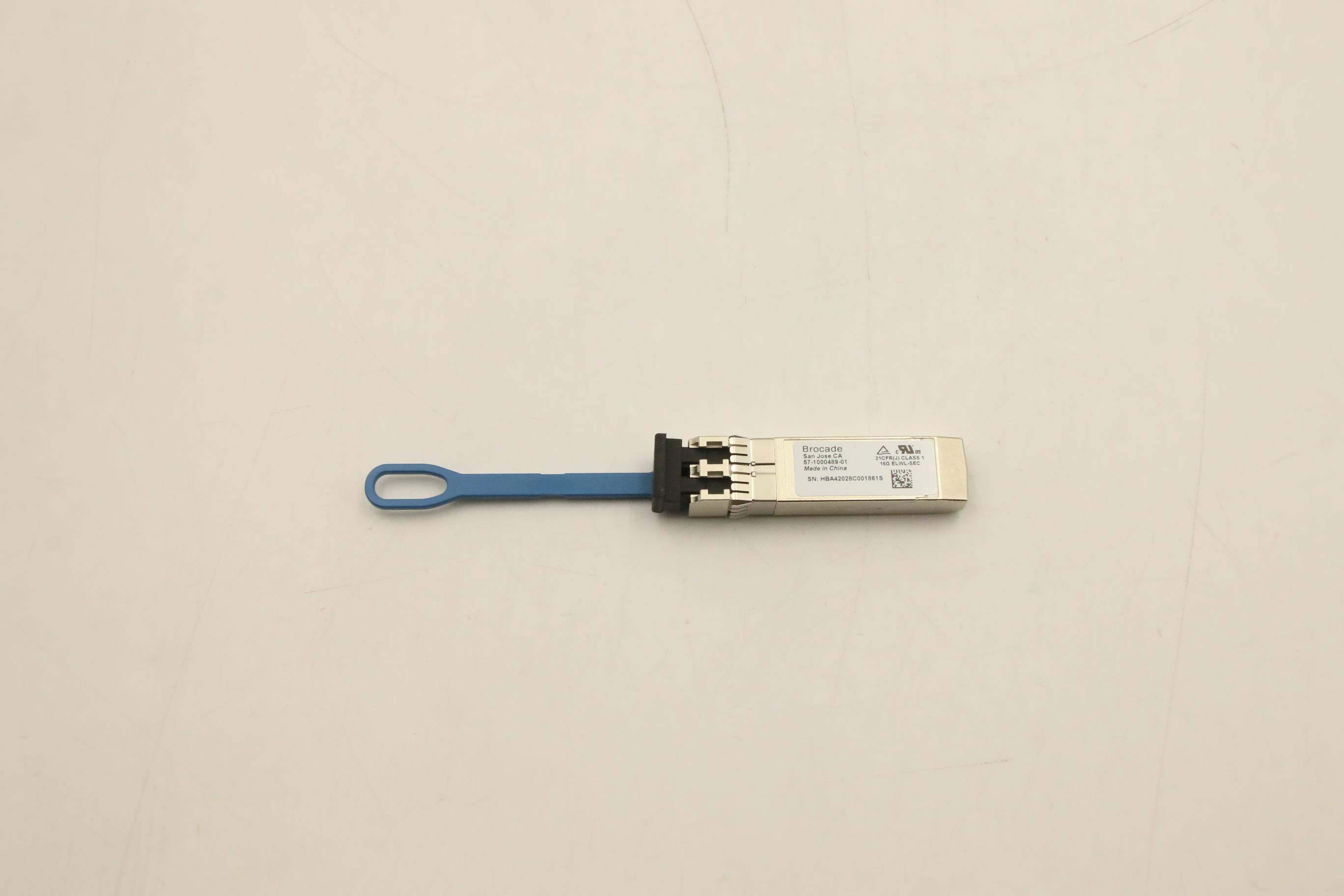 Трансивер Broadcom Optical Transceiver,SECURE PN57-1000489-01,SFP+, ELWL, 16G, 25KM, 1-PACK (02JH684)