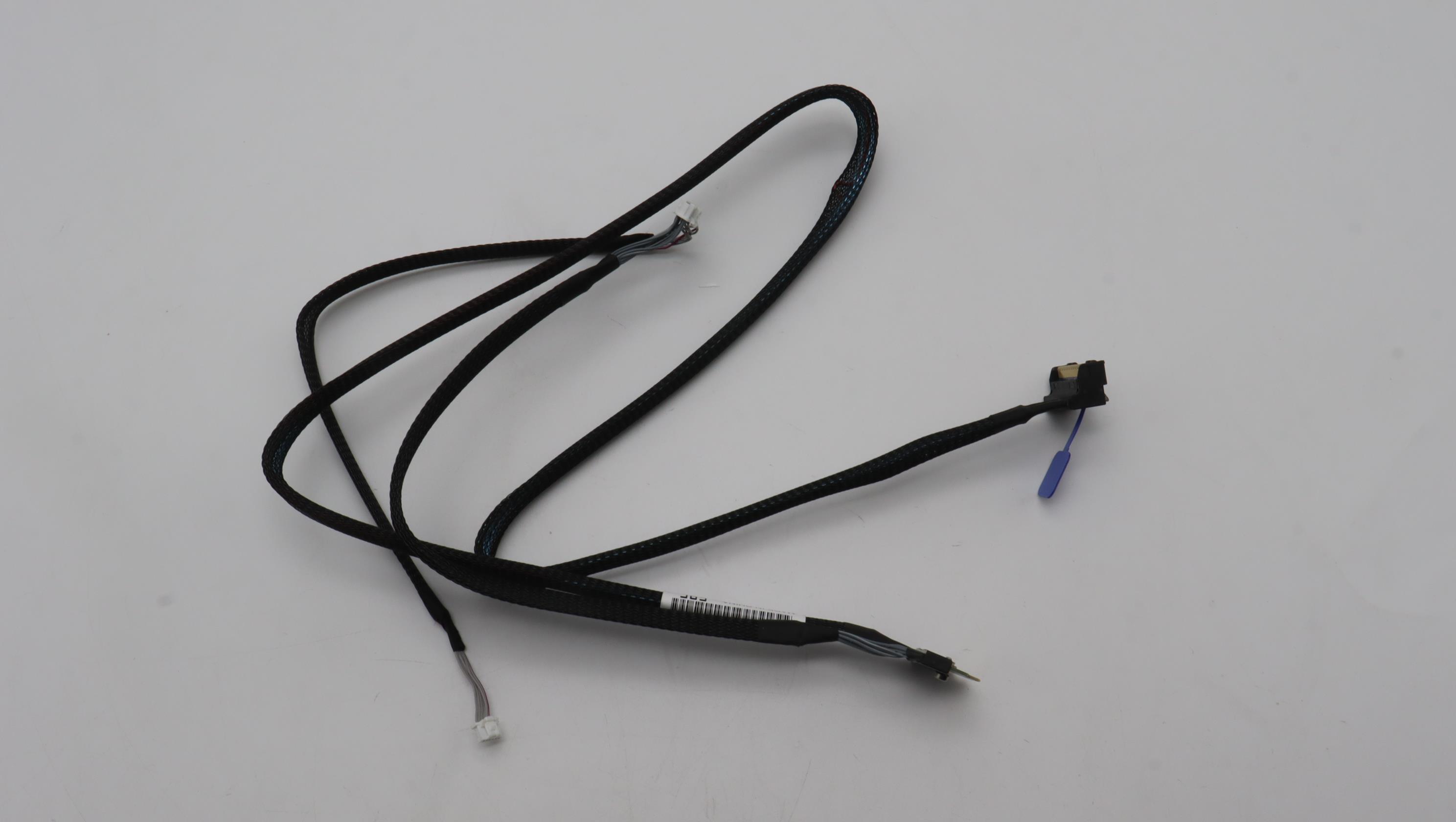 Кабель Lenovo Cable, internal, ThinkSystem SR635/SR655 V3 MB PCIE 8 MCIOx8 to M.2 Mbappe G4, 750/267mm (03LF811)