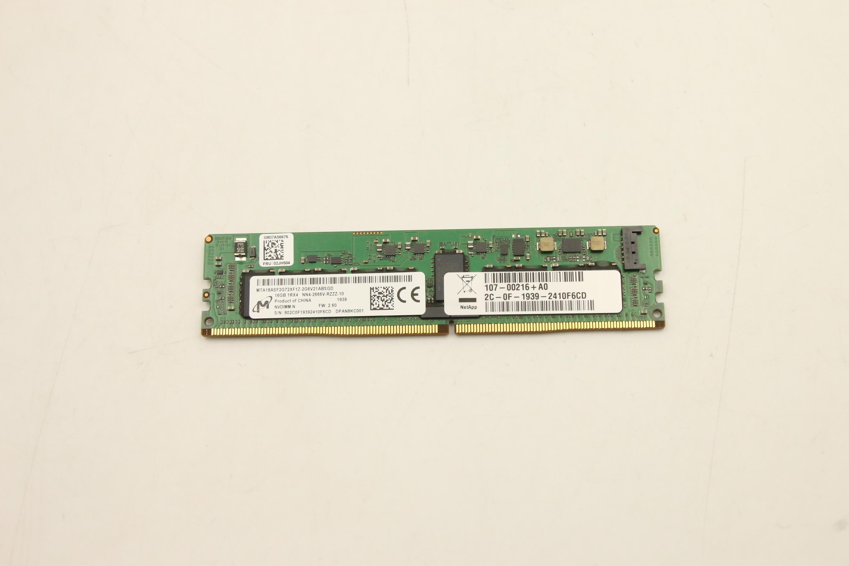 Оперативная память Lenovo Memory, 16GB NVDIMM (02JH504)