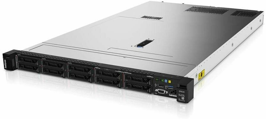 Сервер Lenovo ThinkSystem 2 x Intel Xeon Gold 5220R 2.2 ГГц/16x32 ГБ DDR4/2xSATA 6Gb SSD 960 GB/2 x 750 Вт/LAN 1 Гбит/c