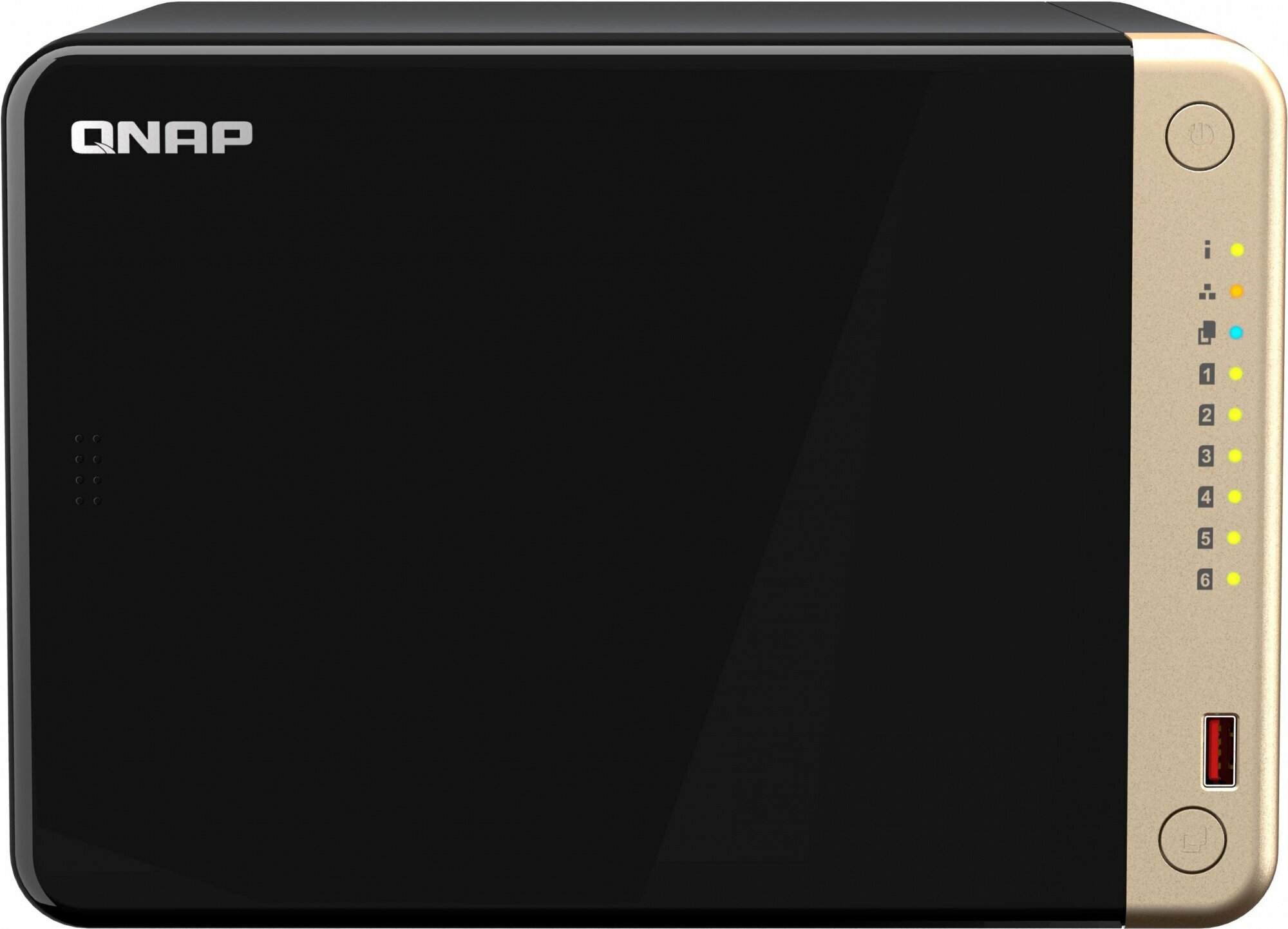 Qnap Сетевое хранилище NAS Original TS-664-8G 6-bay настольный Celeron N5095