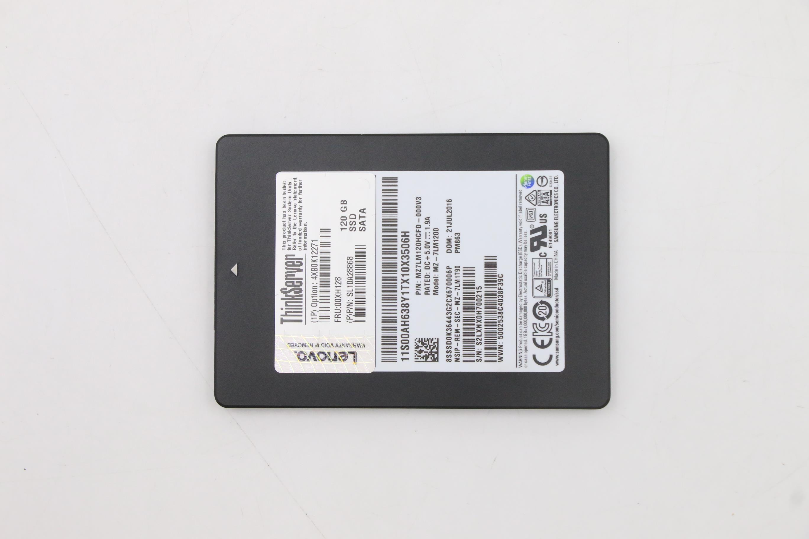 SSD накопитель Lenovo SSD_ASM,NHS 120G SSD ASM (00XH128)