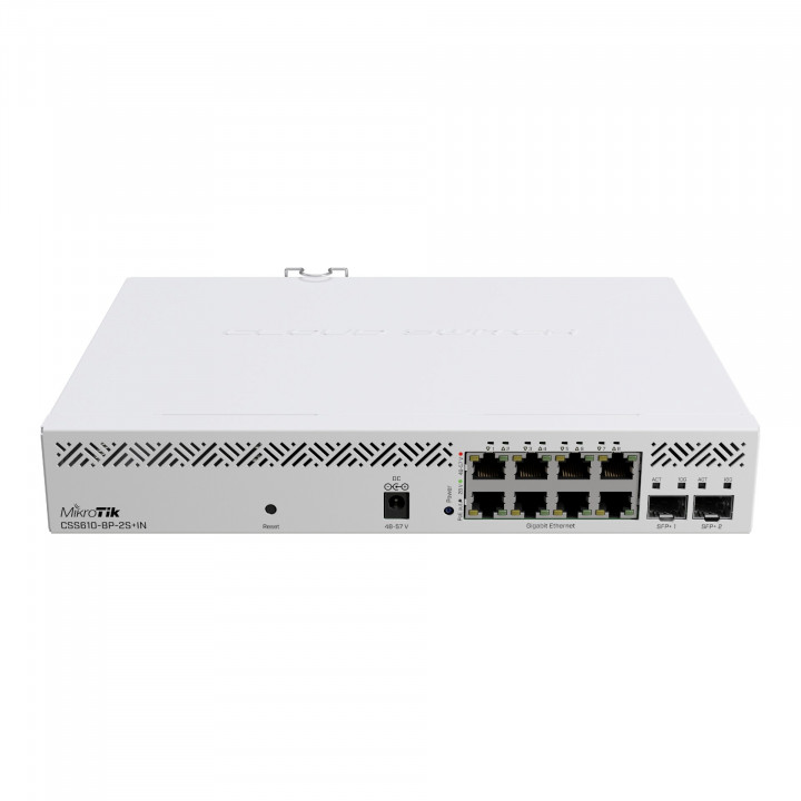 Коммутатор Mikrotik CSS610-8P-2S+IN