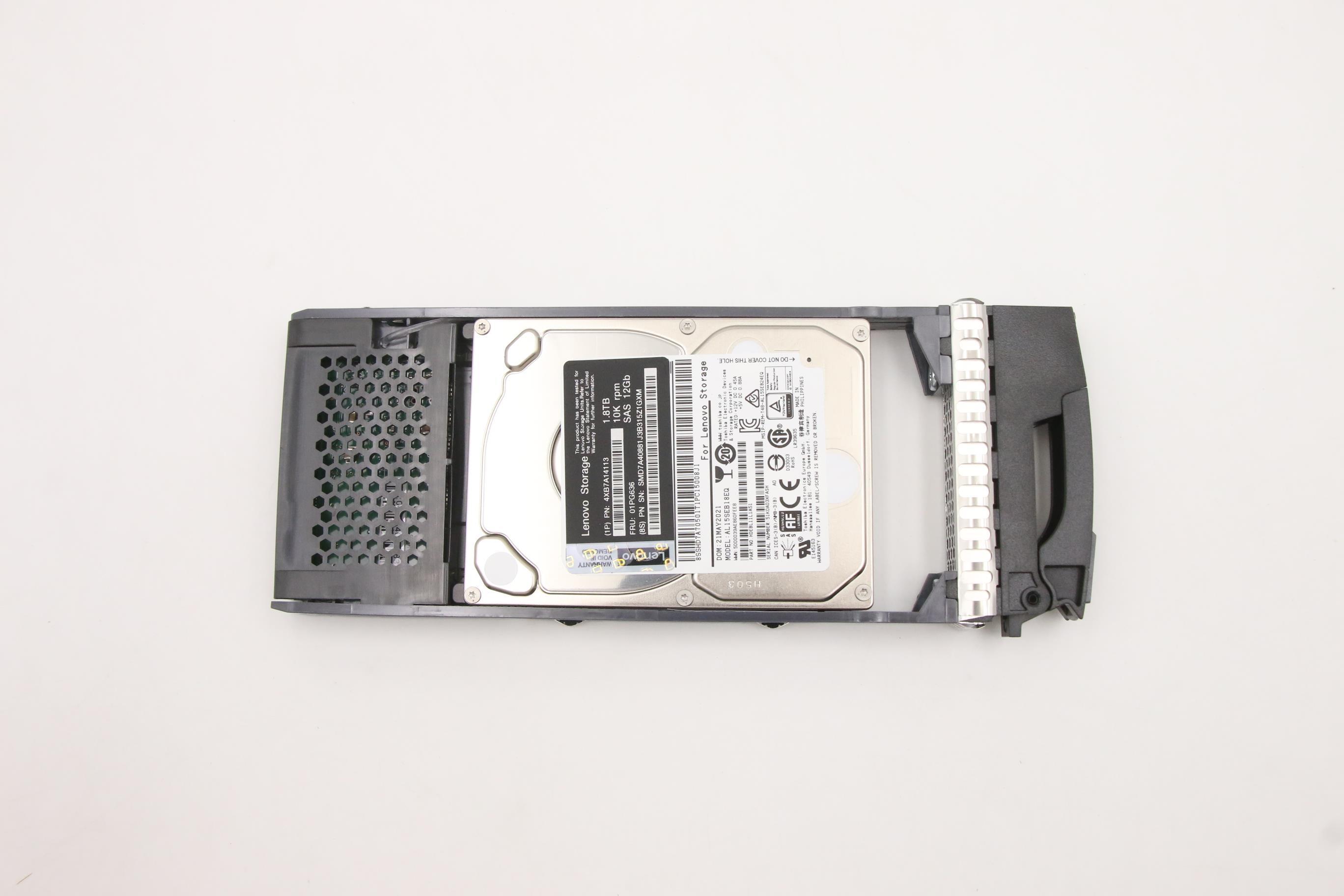 Жесткий диск Lenovo 1.8TB 10K 12Gb SAS 2.5" HS HDD ASM (01PG636)