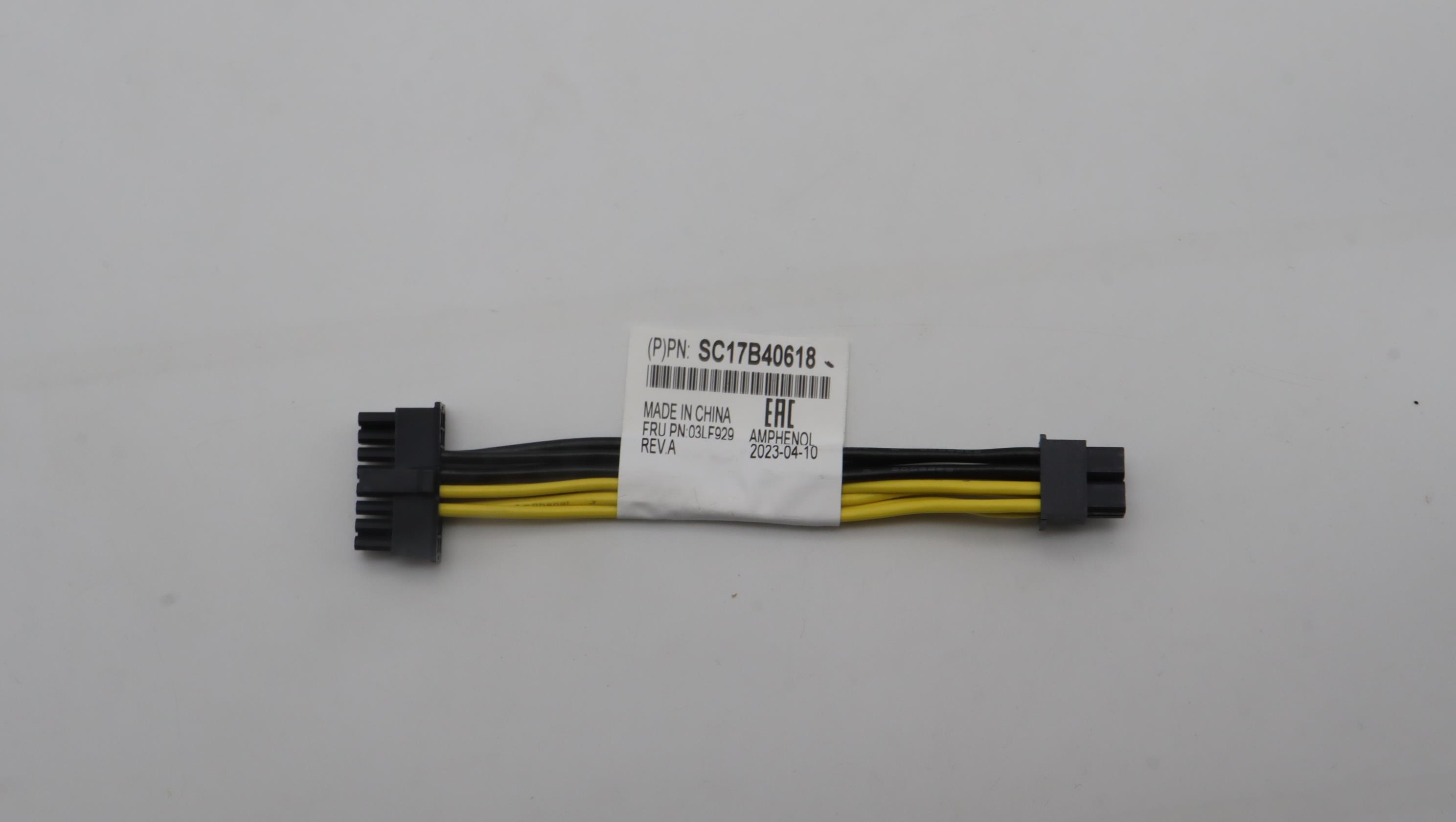 Кабель Lenovo Cable, Internal ,100mm 16AWG ,Micro-Hi 2x8 VT to Micro-Hi 2x4 VT (03LF929)
