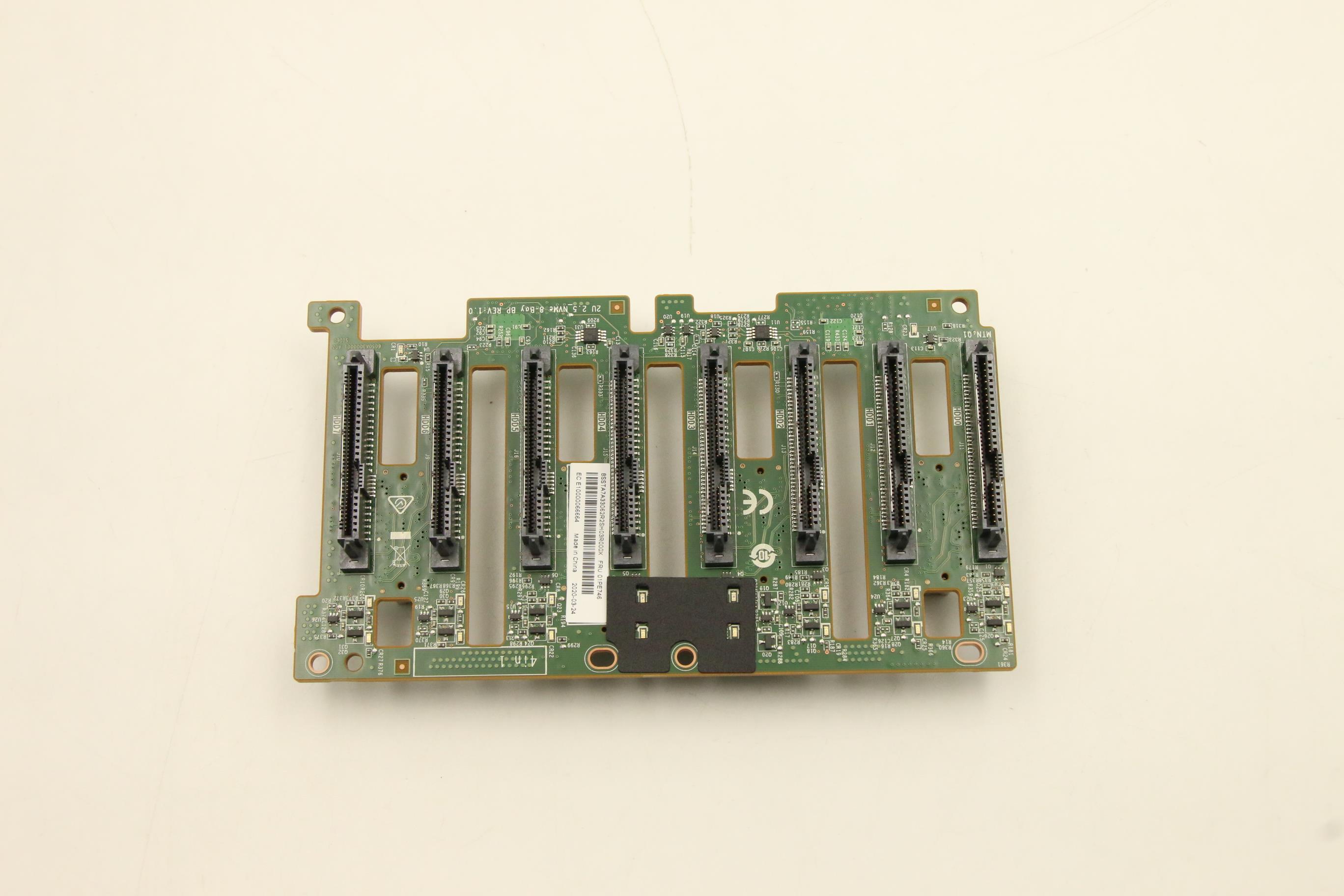 Опция Lenovo ThinkSystem SR650 2.5" NVMe 8-Bay Backplane (01PE746)