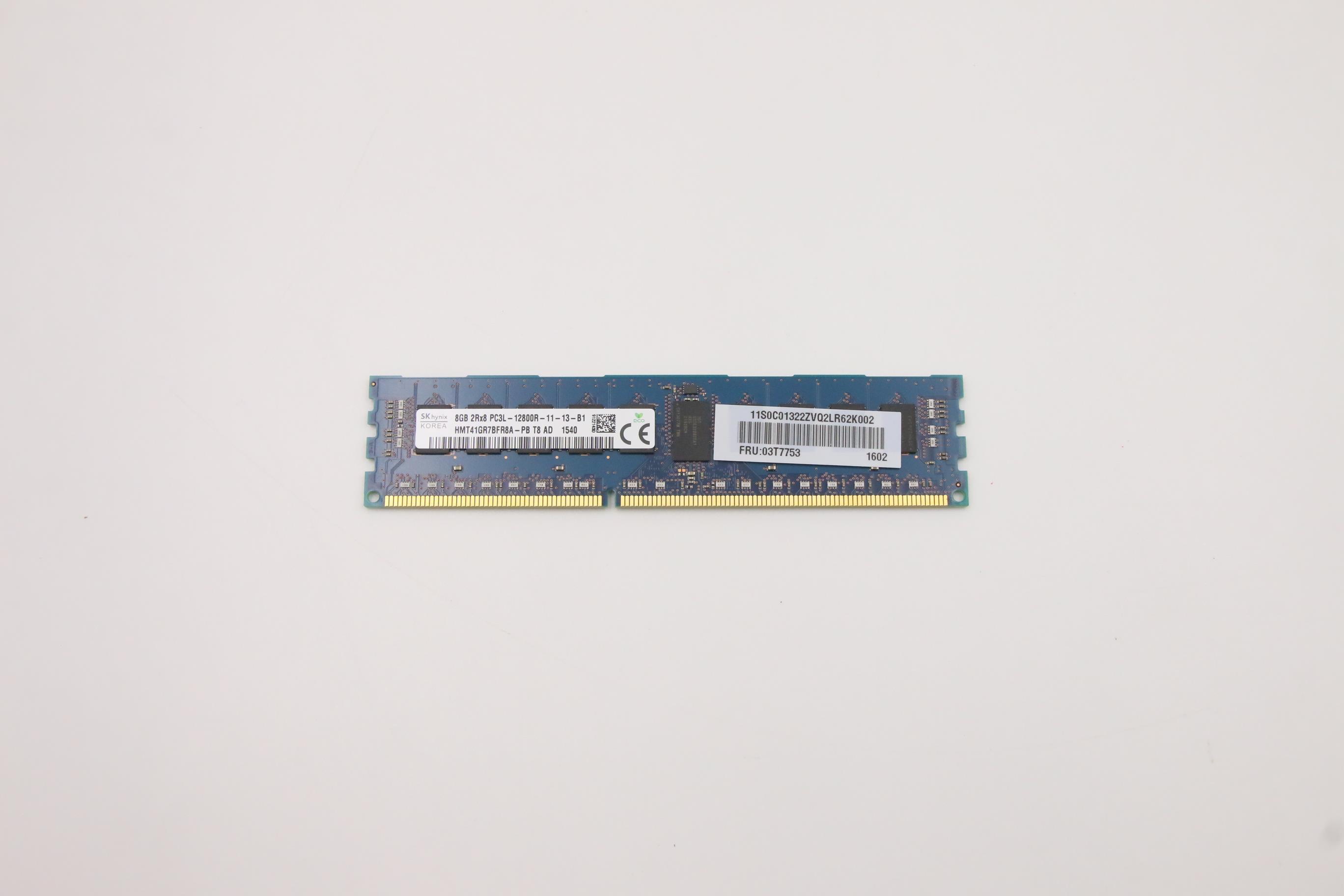 Оперативная память Lenovo 8GB RDIMM DDR3-1600 LV (03T7753)