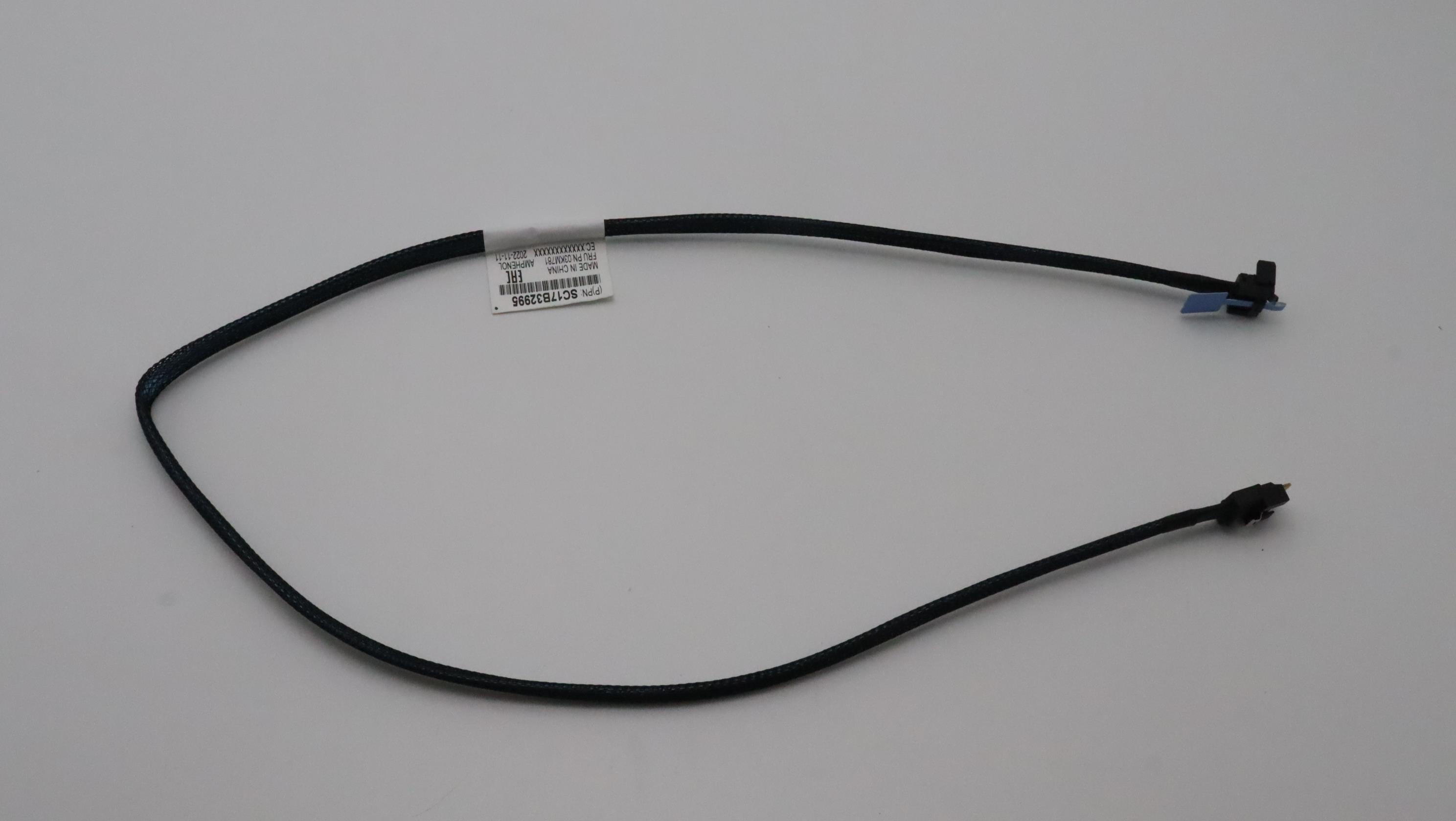Кабель Lenovo Cable, Internal, PCIE Gen4 cable, MCIO4x-SL4x, 720mm (03KM781)