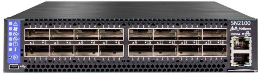 Коммутатор Mellanox SN 2100 Networking Switch - Type 7DBU